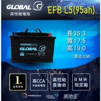 在飛比找蝦皮商城精選優惠-【GLOBAL EFB L5(95ah)、另有L2(60ah