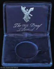 1986 Proof Libertad Box Only NO COINS