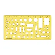 House Plan Interior Design Drafting Ruler Tools Sanitary Stencils Plumbing Layout Template