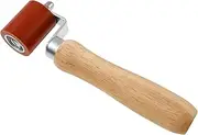 Wood Handle Silicone Seam Roller Detachable Heat Resistant Seam Hand Pressure Roller with Two Way Bearing for PVC TPO EPDM Roofing Vinyl Decking Membrane..(1)