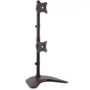 Startech Vertical Dual Monitor Stand - Steel - For Monitors Up To 27in Armbarduov