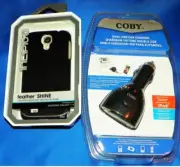 Samsung Galaxy S4 Incipio Feather Shine Case - Black + 2-Port Car Charger