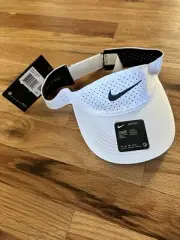 NEW Nike Adult Unisex DRI-FIT Golf/Tennis/Pickleball Visor/Cap-White AV6960-100