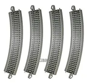 4 Sections HO Scale 22" Radius Nickel Silver Curve Bachmann E-Z Track New 44503