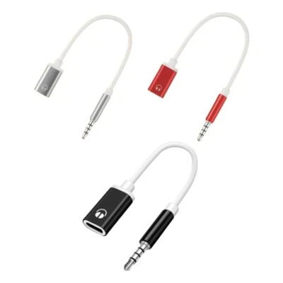 3.5mm Male to Type C Female Auxs Adapter Earphone USB C Cable Headphones Adapter