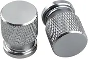 xinjiedianzi Motorcycle Tire Valve Air Port Stem Cover Cap Plug CNC Accessories Compatible with Speed400 Scrambler 400X(Titanium-NO Logo)