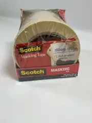 3M Scotch Masking Tape (36mmx50m) (4 Pack)