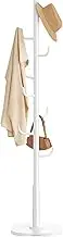 SONGMICS HOME Cactus-Shaped Coat Rack, Freestanding, Stand with 8 Sturdy Hooks, with Curved Ends, 69 Inches Tall, for Clothes, Hats, Bags, Cloud White URCR039W01