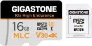 16GB MLC Micro SD Card, 10X High Endurance 4K Video Recording, Security Cam, Das