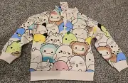 NWT kids 5T/6 H&M Squishmallows 1/4 zip sweatshirt hoodie top shirt cam wintson