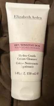 ELIZABETH ARDEN~HYDRA GENTLE CREAM CLEANSER~DRY SENSITIVE SKIN~5 OZ. 150 ML.