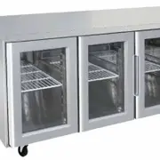 Atosa GLASS FOUR DOOR COOLING FRIDGE TABLE 2230 MM EPF3741