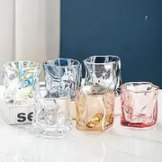 Glass Cup Set, Coffee Cup (6 Color Sets)