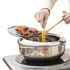 Deep Fryer Pot (°C), 11"/4.4Qt (4.2 L) Extra Large Tempura Frying Pot with Li...