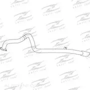 Redback Tailpipes to suit Toyota Prado/Hilux 3.0 1Kz-Fe/2.7 2Trfe T/P - T1175