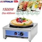 1500W Electric Griddle Crepe Maker Pancake Maker Nonstick Hot Plate Cooktop AU