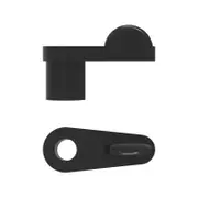 Rolltrak 9mm Black Flyscreen Clip Offset - 8 Pack