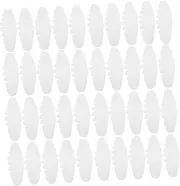 [SUPVOX] 50 Pack Hat Support Brim Holders Baseball Cap Liner Inserts for Adults Boys and Girls Hat Shaper Inserts for Cap Crown Brim Protection White