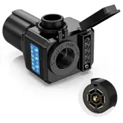 MICTUNING 7 Way Blade to 12V Power Adapter with LED Circuit Tester for Truck