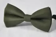 Dark Olive Green Army Green Cotton Bow tie for Men / Teenge / Boy Kids / Baby