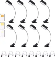 Kunhe Rechargeable Book Lights Bulk Clip on Light for Reading at Night in Bed St