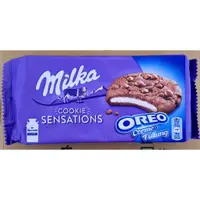 在飛比找蝦皮購物優惠-Milka Oreo夾餡巧克力口味豆餅乾 超商取貨最多20包