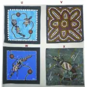 Hand Painted Canvas 20x20cm Mixed Aboriginal Art