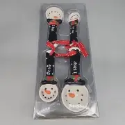 NIP Snowman Measuring Spoons Set of 4 Snowmen Christmas Baking Holiday