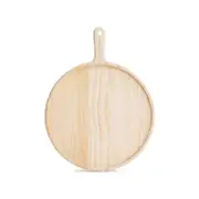 SOGA 7 Inch Round Premium Wooden Board Paddle