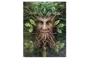 Anne Stokes Oak King Canvas (Multicoloured) (Small)