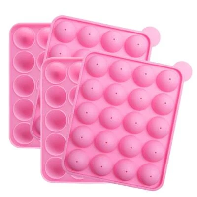 2 Pack of 20-Cavity Silicone Cake Pop Mold - Great for Hard Candy Lollipop an...