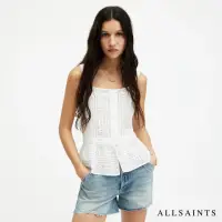 在飛比找momo購物網優惠-【ALLSAINTS】CATALINA 蕾絲刺繡造型上衣 W