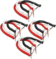12pcs Telephone Connection Cable Telephone Connection Cord Display Phone Cable Phone Extension Cord PVC