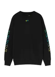 Off-white Kids Arrow Logo Cotton Sweatshirt (12 Years) - Black - 12YR (12 Years) 12YR (12 years)
