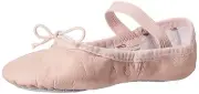 Bloch Dance Little Girl's Bunnyhop Full Sole Leather Ballet Slippe Pink, 6...
