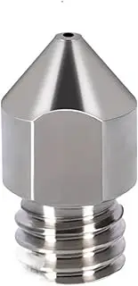 High Strength TC4 Titanium Alloy MK8 Nozzles Corrosion Resistant Nozzle Compatible with Ender 3 CR10 Ender 5 Two Trees Bluer Compatible with 1.75mm PLA (Size : 2pcs 0.4mm MK8)