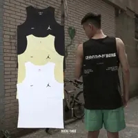 在飛比找蝦皮商城優惠-NIKE JORDAN DRI FIT TANK 黑色 黃色