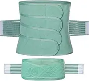 Xvilmaun Postpartum Waist Trimmer - Adjustable Elastic Pregnancy After Birth Belly Abdominal Binder Wrap Shaper Tummy Shapewear,High Waist Shaping Belt Breathable for Tummy Control Waist Trainer