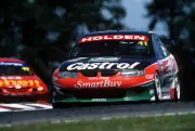 Larry Perkins In His Holden Commodore Bathurst 1999 Motor Racing Old Photo