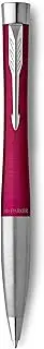 Parker Urban Magenta Chrome Trim Twist Ball Point Pen, Blue