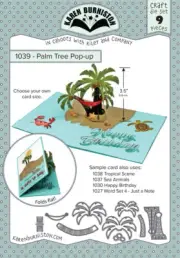 Karen Burniston Palm Tree Pop-Up Die 9pc : January 2018 Release