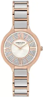 Kenneth cole KC51011004 Women's Classic Two Tone Rose Gold Steel Band Watch