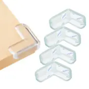 4pcs Soft Silicone Table Protector Corner Edge Cushions Protection Cover Baby