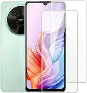 2 Pack Tempered Glass Screen Protector Set Compatible with ZTE Nubia V70 Max 4G, HD Clear, Anti-Scratch, Bubble-Free, Easy Installation