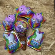 6 Gummi Bearied Treasure Unicorns, Narwhals & Friends, Sharkcamp Konz Easter