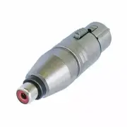 Neutrik 3-Pole XLR Male to RCA Female Adapter