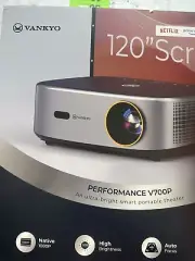 Vankyo Performance V700 Pro Native 1080P Wireless WebOS Single LCD Projector NEW