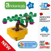 Genuine LEGO® Flower in Pot, Bonsai Tree: Brickanicals MOC/Mini-Build - NEW