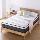 Double Mattress Support 30Cm Icoil Pocket Spring Eurotop, Comfort Quilting Foam
