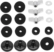 GOOHOCHY 1 Set Drum Kit Felt Pads Set Non Slip Cymbal Protection Accessories Durable Practical Drum Set Gadgets for Enhanced Sound Quality and Performance